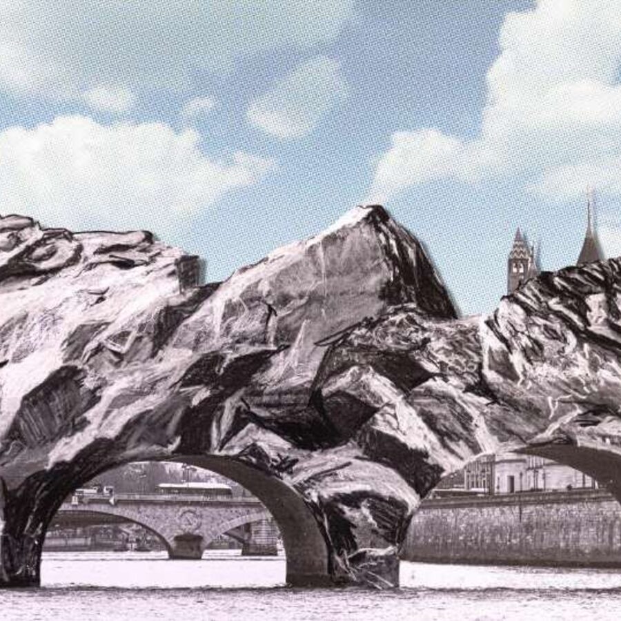 La Caverne du Pont Neuf, imagined by JR as a homage to Christo and